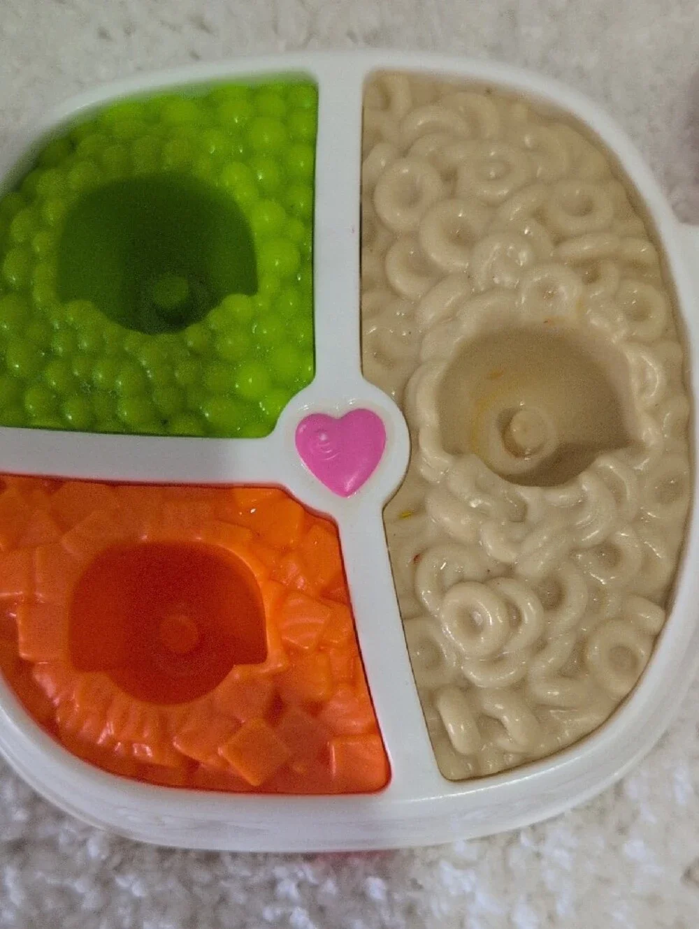 Fisher-Price Pink, White, Orange & Green Snack Sorting Playset